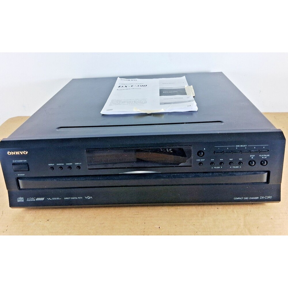 Onkyo DX-C390 6-Disc Carousel Compact CD Changer No Remote W/manual READ